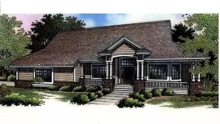 image of ranch house plan 1644